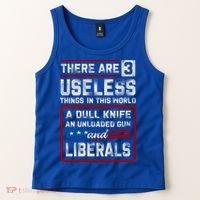 There Are 3 Useless Things In This World A Dull Knife An Meaningful Gift Tank Top thumb 2