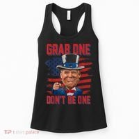 Trump American 4th Of July Grab One Dont Be One Uncle Women's Tank Top thumb 0