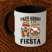 Taco About A Fiesta Gnomes Coffee Mug thumb 2
