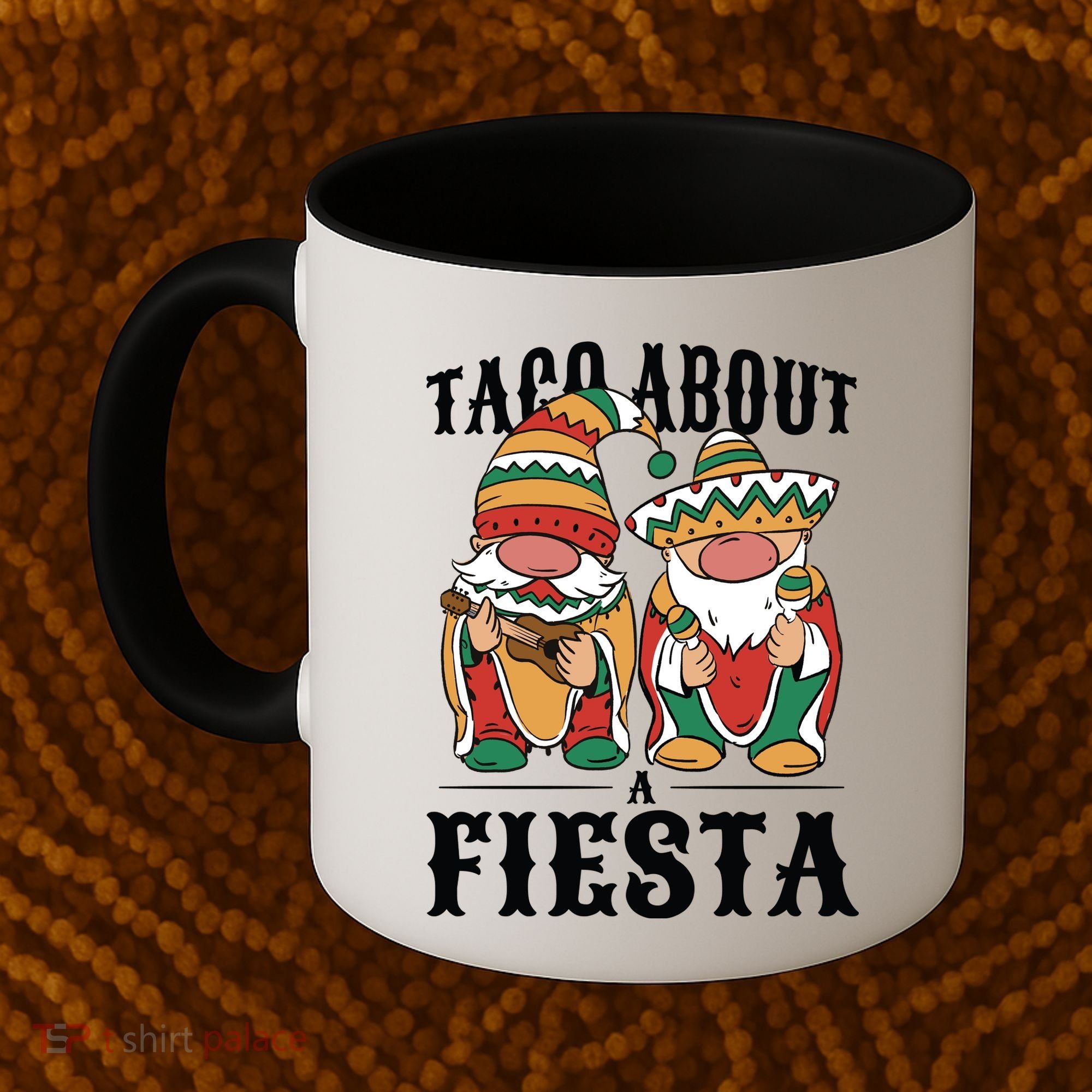 Taco About A Fiesta Gnomes Coffee Mug