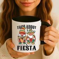 Taco About A Fiesta Gnomes Coffee Mug thumb 3
