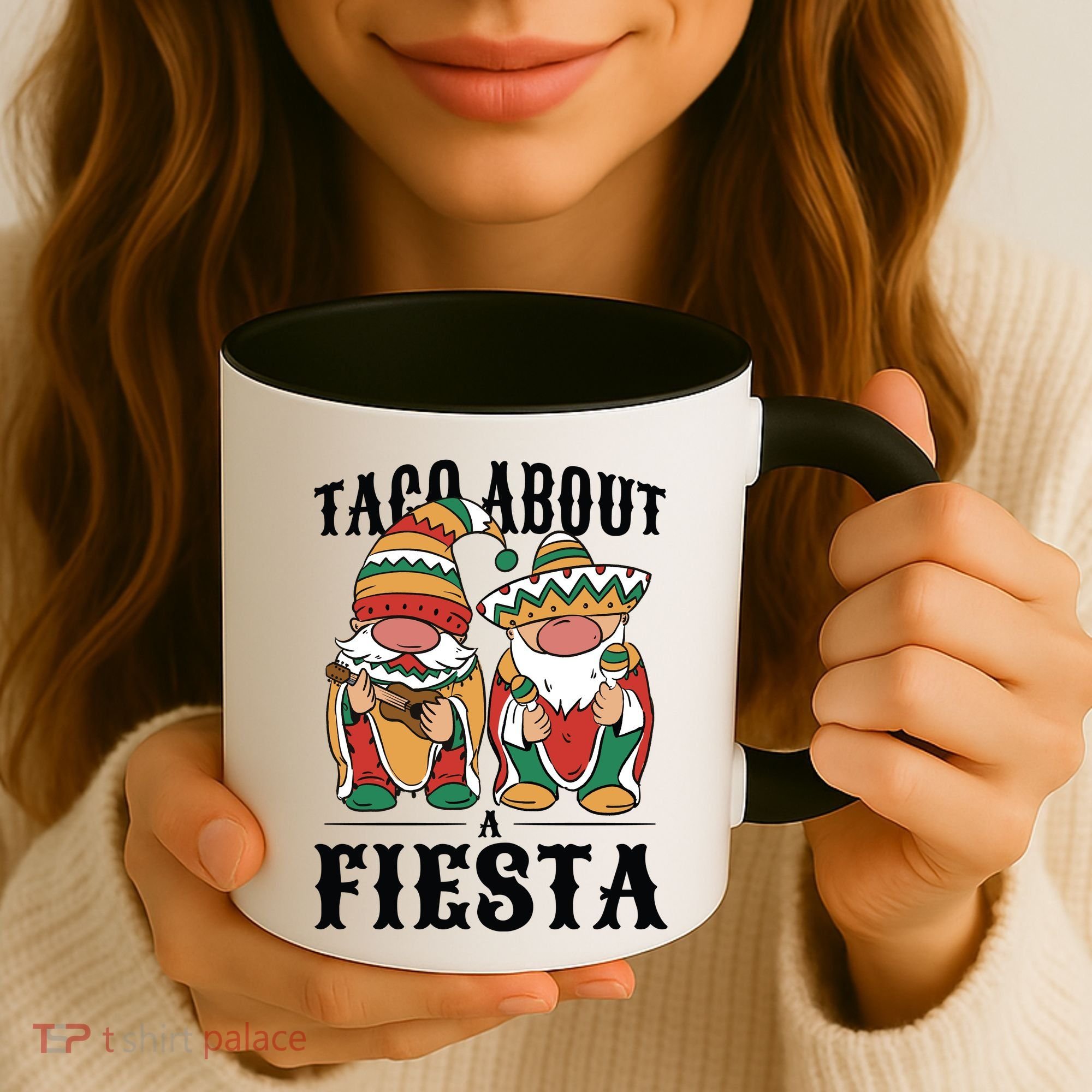 Taco About A Fiesta Gnomes Coffee Mug