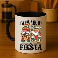 Taco About A Fiesta Gnomes Coffee Mug thumb 4