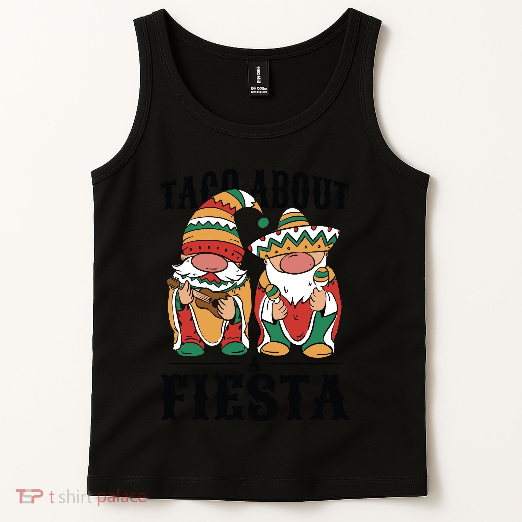 Taco About A Fiesta Gnomes Tank Top