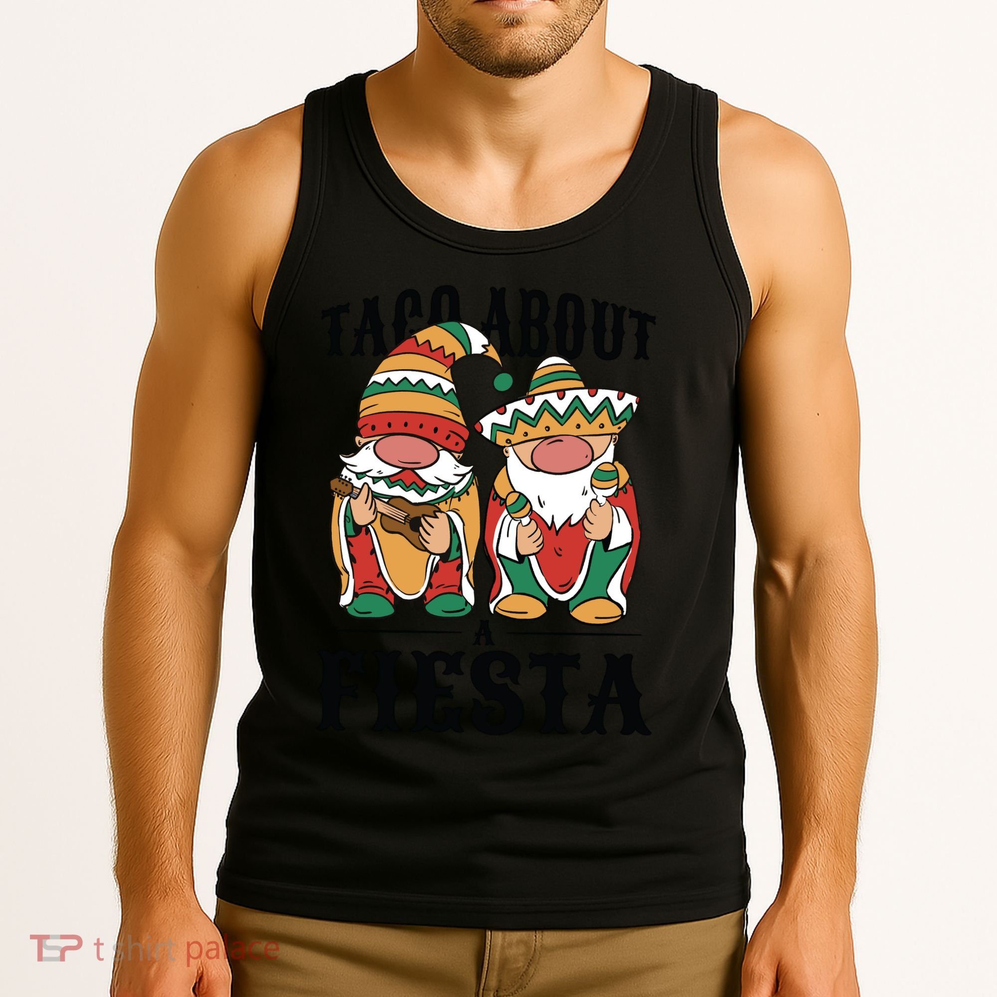 Taco About A Fiesta Gnomes Tank Top
