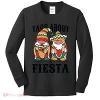 Taco About A Fiesta Gnomes Kids Long Sleeve Shirt thumb 0