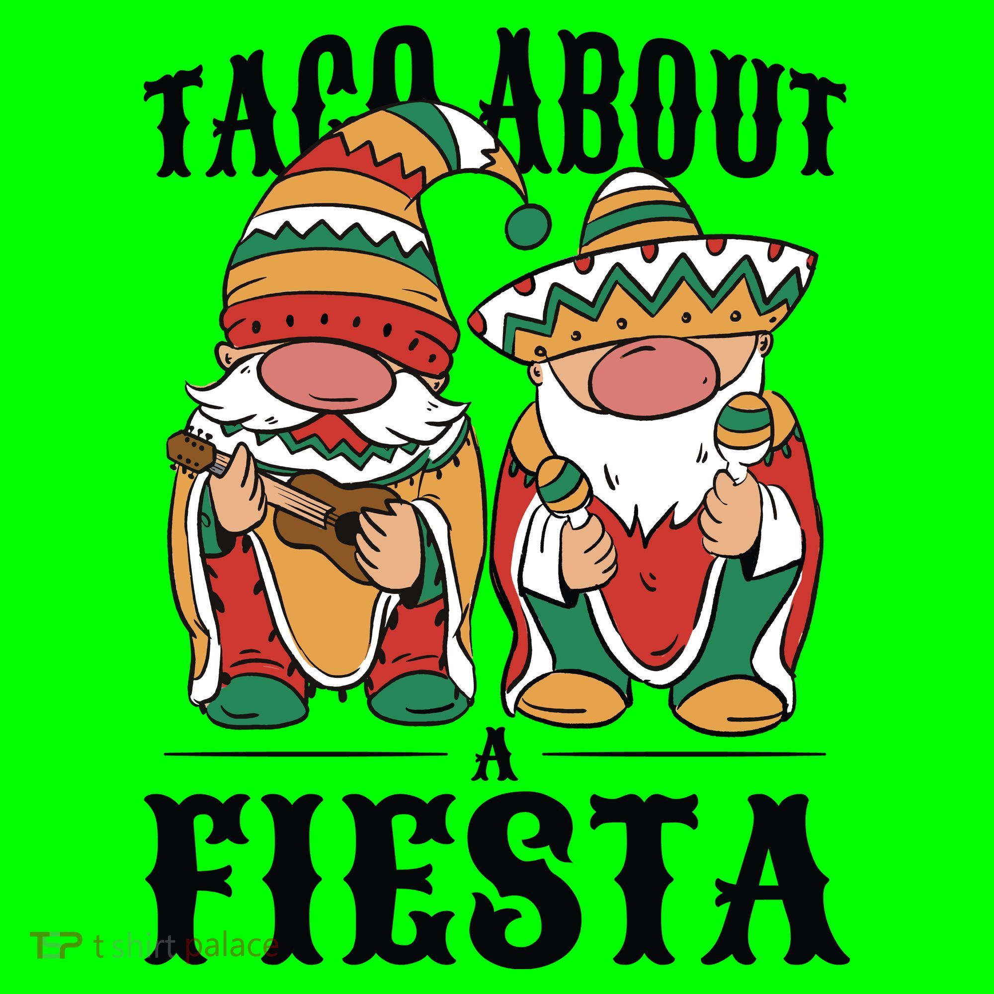 Taco About A Fiesta Gnomes Mousepad