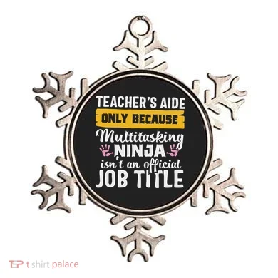 Teacher Aide Appreciation Funny Multitasking Ninja Assistant Ornament