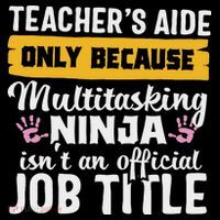 Teacher Aide Appreciation Funny Multitasking Ninja Assistant Women's Tank Top thumb 5