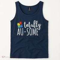Totally Awesome Autism Awareness Tank Top thumb 2