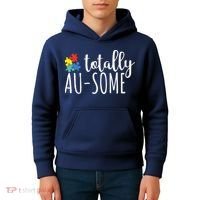 Totally Awesome Autism Awareness Kids Hoodie thumb 4