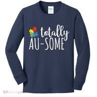 Totally Awesome Autism Awareness Kids Long Sleeve Shirt thumb 0