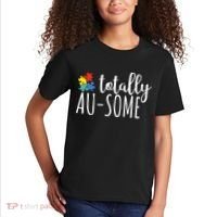 Totally Awesome Autism Awareness Kids T-Shirt thumb 2
