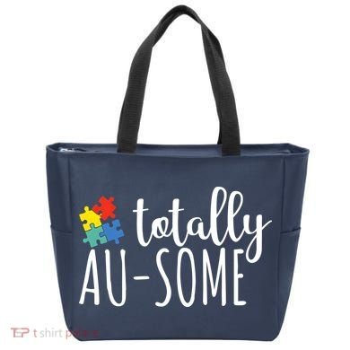 Totally Awesome Autism Awareness Tote Bag