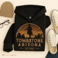 Tombstone Arizona Az Wild West Gunfighter Hoodie thumb 4