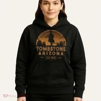 Tombstone Arizona Az Wild West Gunfighter Hoodie thumb 5