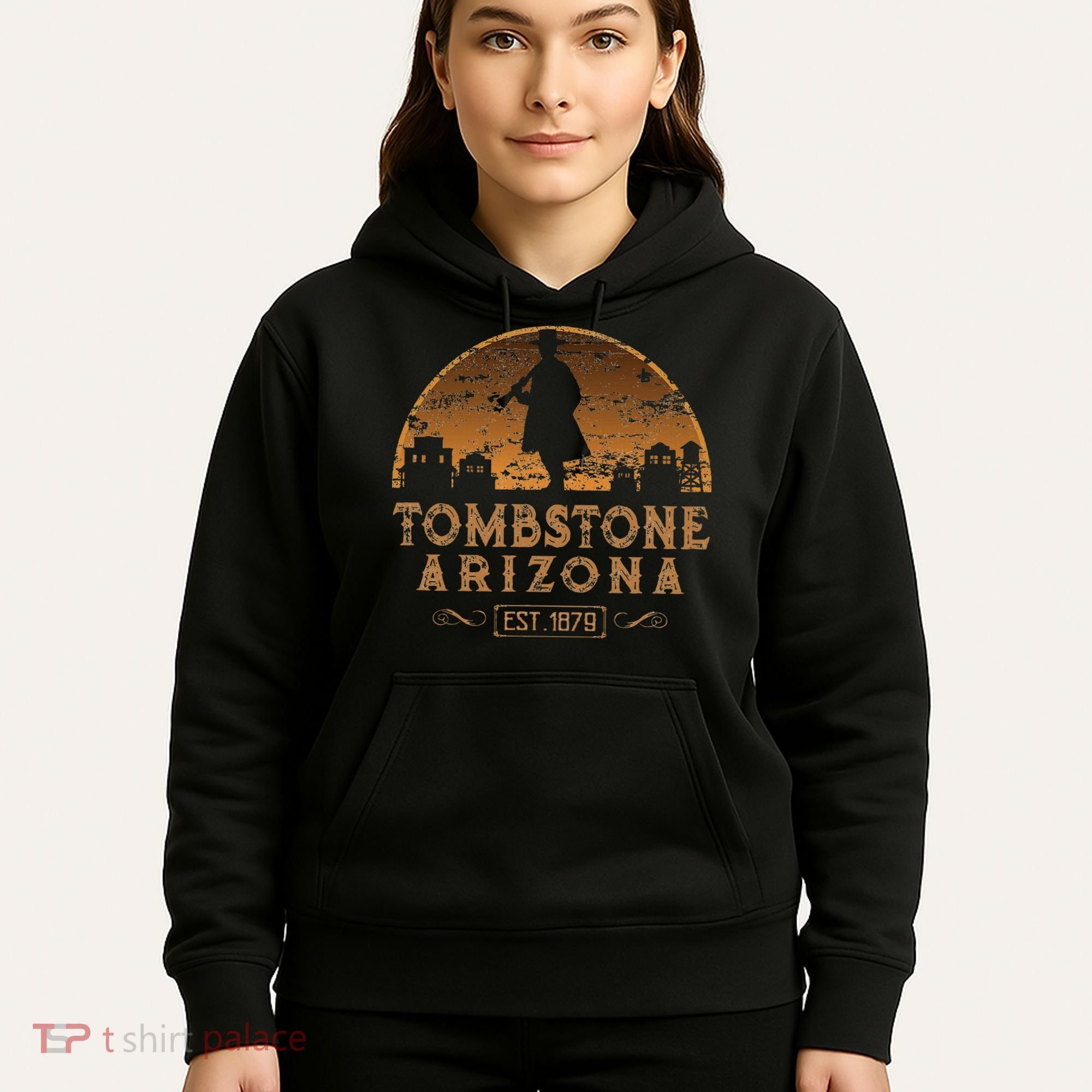 Tombstone Arizona Az Wild West Gunfighter Hoodie