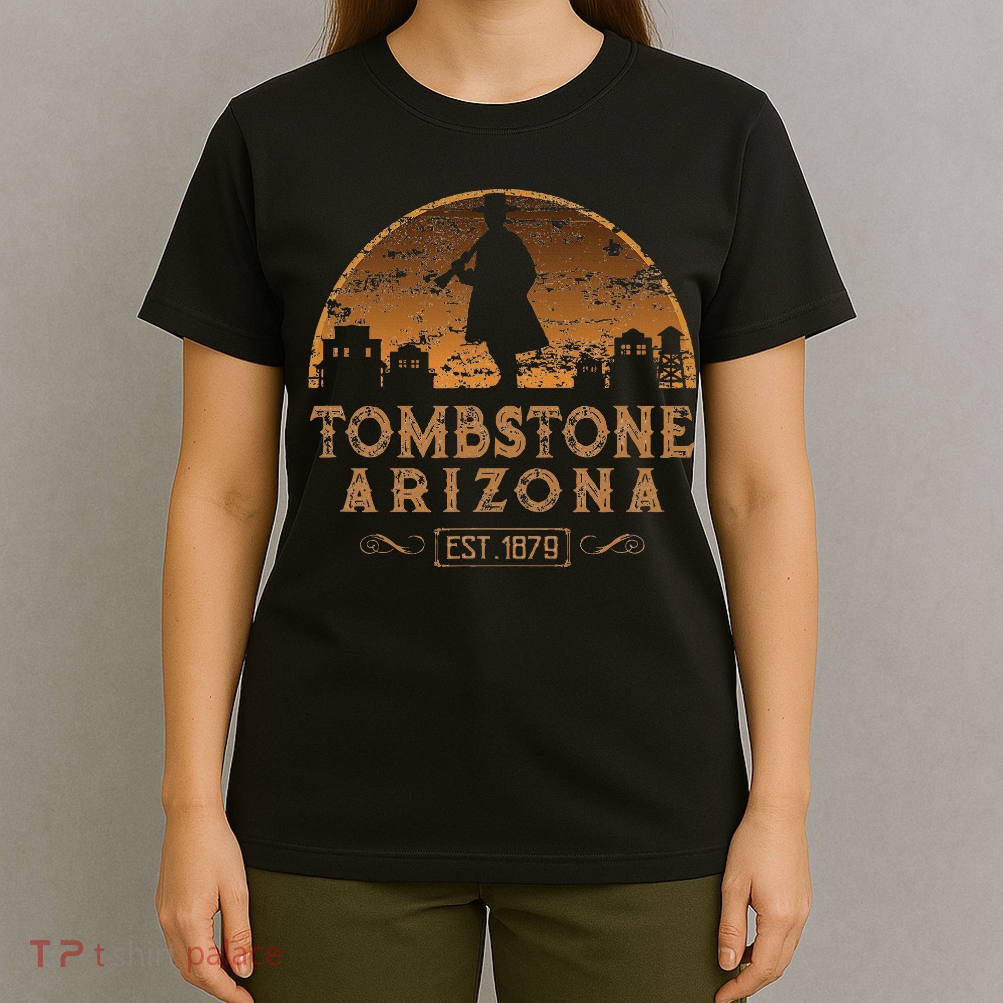 Tombstone Arizona Az Wild West Gunfighter T-Shirt