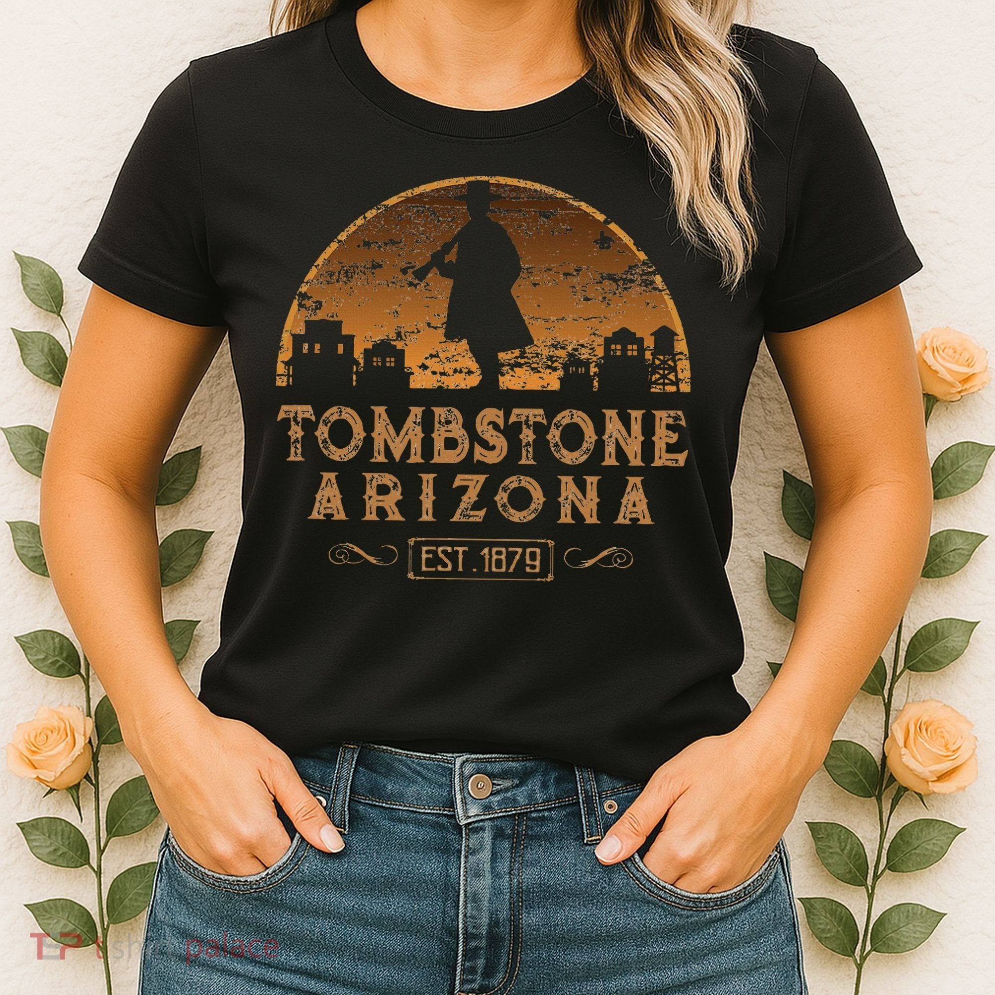 Tombstone Arizona Az Wild West Gunfighter Women's T-Shirt