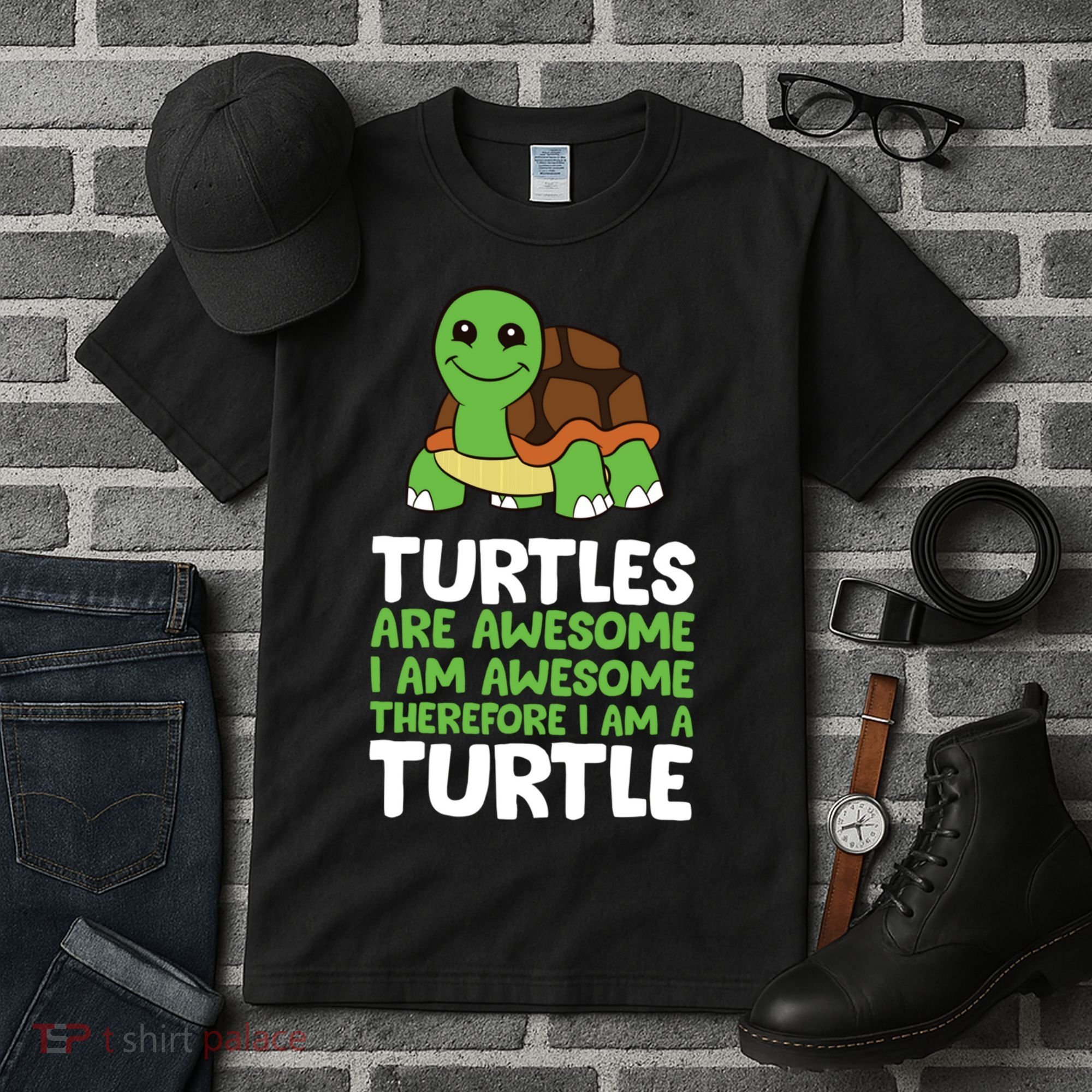 Turtles Are Awesome. I Am Awesome Therefore I Am A Turtle Tall T-Shirt