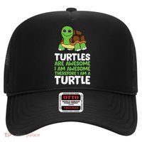Turtles Are Awesome. I Am Awesome Therefore I Am A Turtle Hat thumb 0