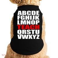 Teacher Alphabet Abcs Learning Agiftz Cool Gift Doggie Tank thumb 0