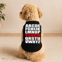 Teacher Alphabet Abcs Learning Agiftz Cool Gift Doggie Tank thumb 2