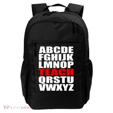 Teacher Alphabet Abcs Learning Agiftz Cool Gift Backpack