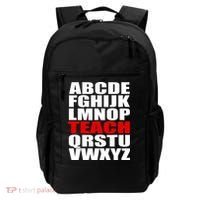 Teacher Alphabet Abcs Learning Agiftz Cool Gift Backpack thumb 0