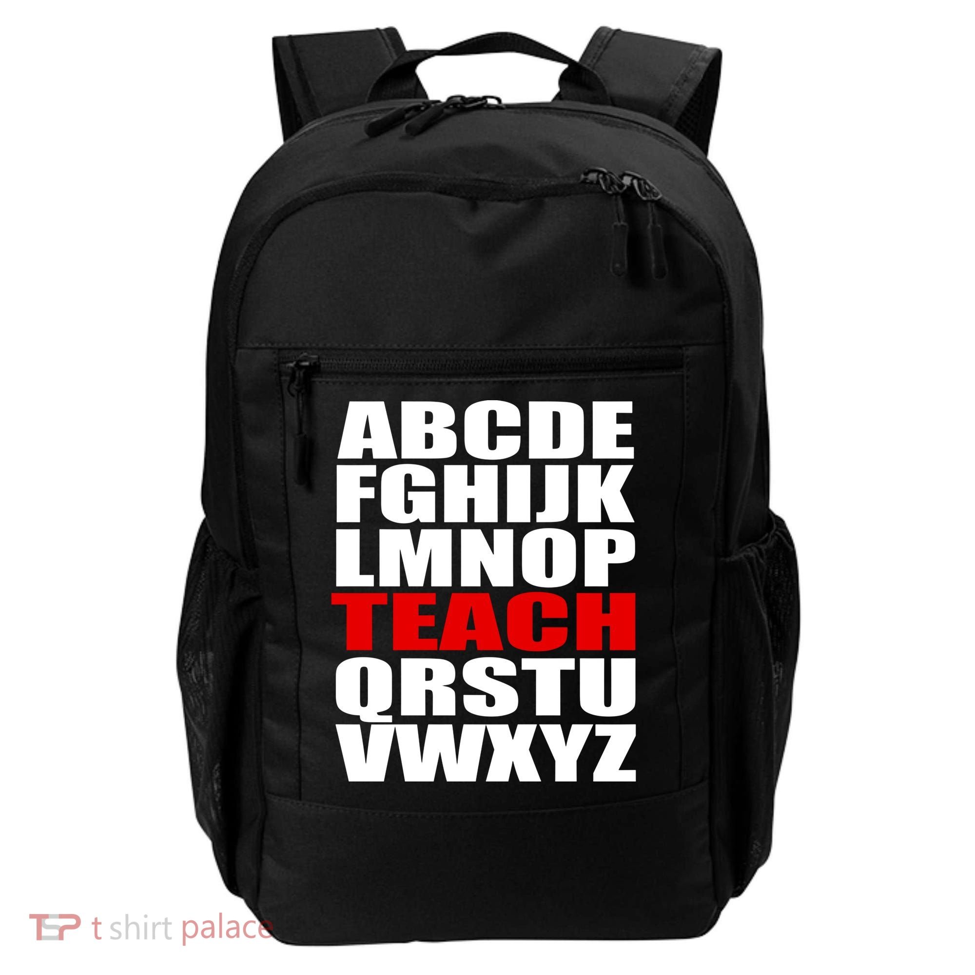 Teacher Alphabet Abcs Learning Agiftz Cool Gift Backpack