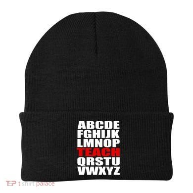 Teacher Alphabet Abcs Learning Agiftz Cool Gift Beanie