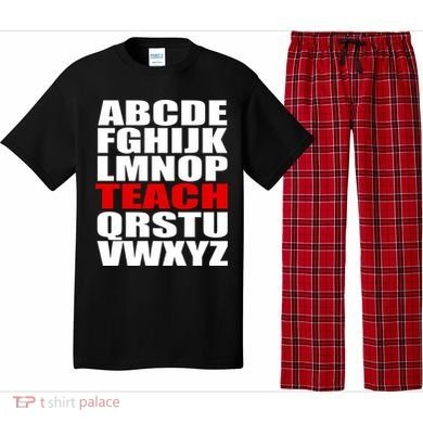 Teacher Alphabet Abcs Learning Agiftz Cool Gift Pajama Set