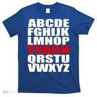 Teacher Alphabet Abcs Learning Agiftz Cool Gift T-Shirt thumb 0