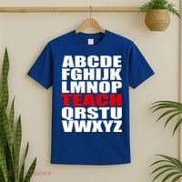 Teacher Alphabet Abcs Learning Agiftz Cool Gift T-Shirt thumb 2