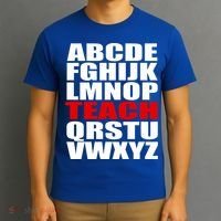 Teacher Alphabet Abcs Learning Agiftz Cool Gift T-Shirt thumb 3