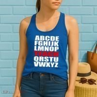 Teacher Alphabet Abcs Learning Agiftz Cool Gift Women's Tank Top thumb 2
