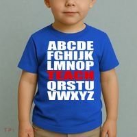 Teacher Alphabet Abcs Learning Agiftz Cool Gift Toddler T-Shirt thumb 2