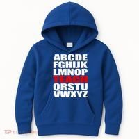 Teacher Alphabet Abcs Learning Agiftz Cool Gift Kids Hoodie thumb 0