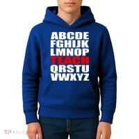 Teacher Alphabet Abcs Learning Agiftz Cool Gift Kids Hoodie thumb 4