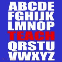 Teacher Alphabet Abcs Learning Agiftz Cool Gift Kids T-Shirt thumb 4