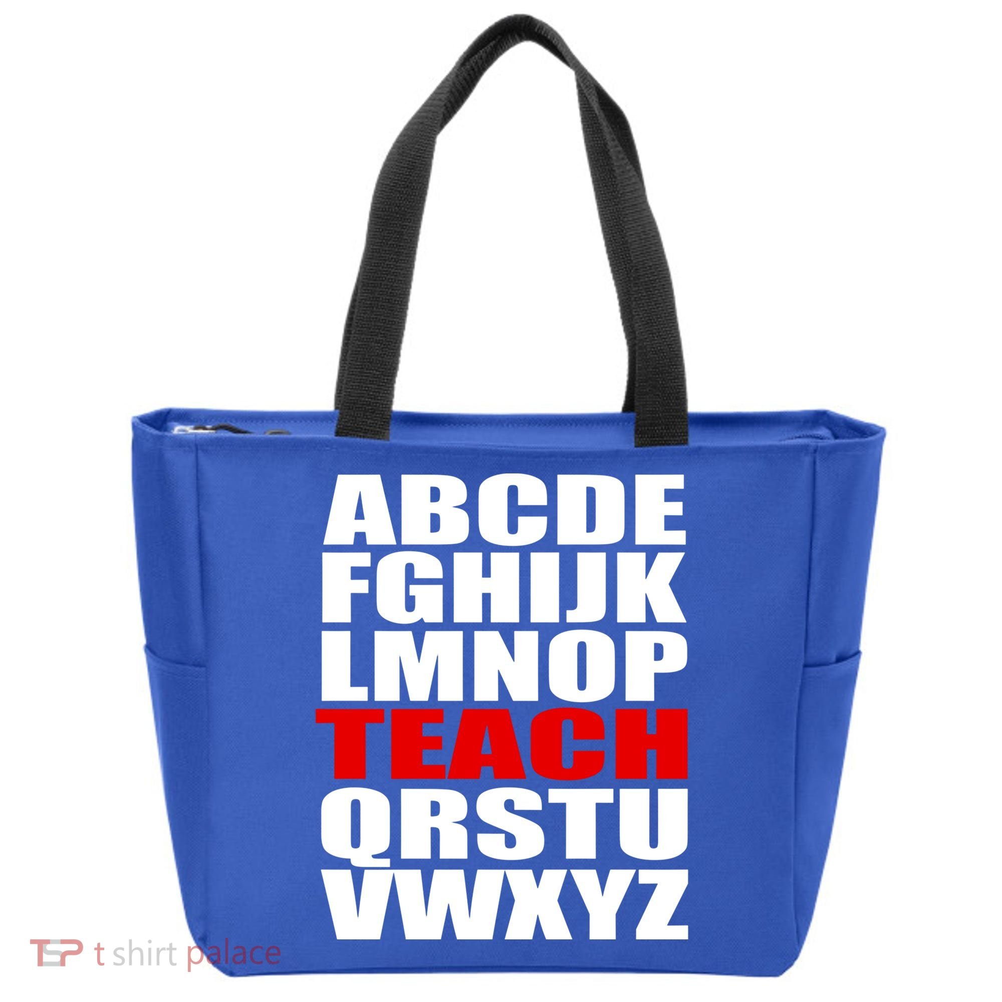 Teacher Alphabet Abcs Learning Agiftz Cool Gift Tote Bag