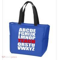 Teacher Alphabet Abcs Learning Agiftz Cool Gift Tote Bag thumb 3