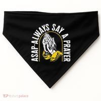Thanksgiving Asap Always Say A Prayer Christian Religious Pr Funny Gift USA-Made Doggie Bandana thumb 0