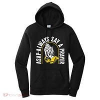 Thanksgiving Asap Always Say A Prayer Christian Religious Pr Funny Gift Women's Hoodie thumb 0