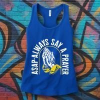 Thanksgiving Asap Always Say A Prayer Christian Religious Pr Funny Gift Women's Tank Top thumb 3