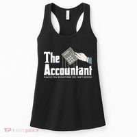 The Accountant Auditor Bookkeeper Bookkeeping Taxation Women's Tank Top thumb 0