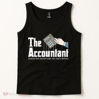 The Accountant Auditor Bookkeeper Bookkeeping Taxation Tank Top thumb 2