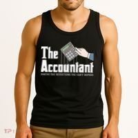 The Accountant Auditor Bookkeeper Bookkeeping Taxation Tank Top thumb 3