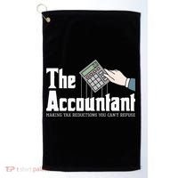 The Accountant Auditor Bookkeeper Bookkeeping Taxation Golf Towel thumb 0