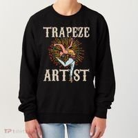 Trapeze Artist Acrobat Carnival Theme Circus Staff Costume Women's Sweatshirt thumb 0